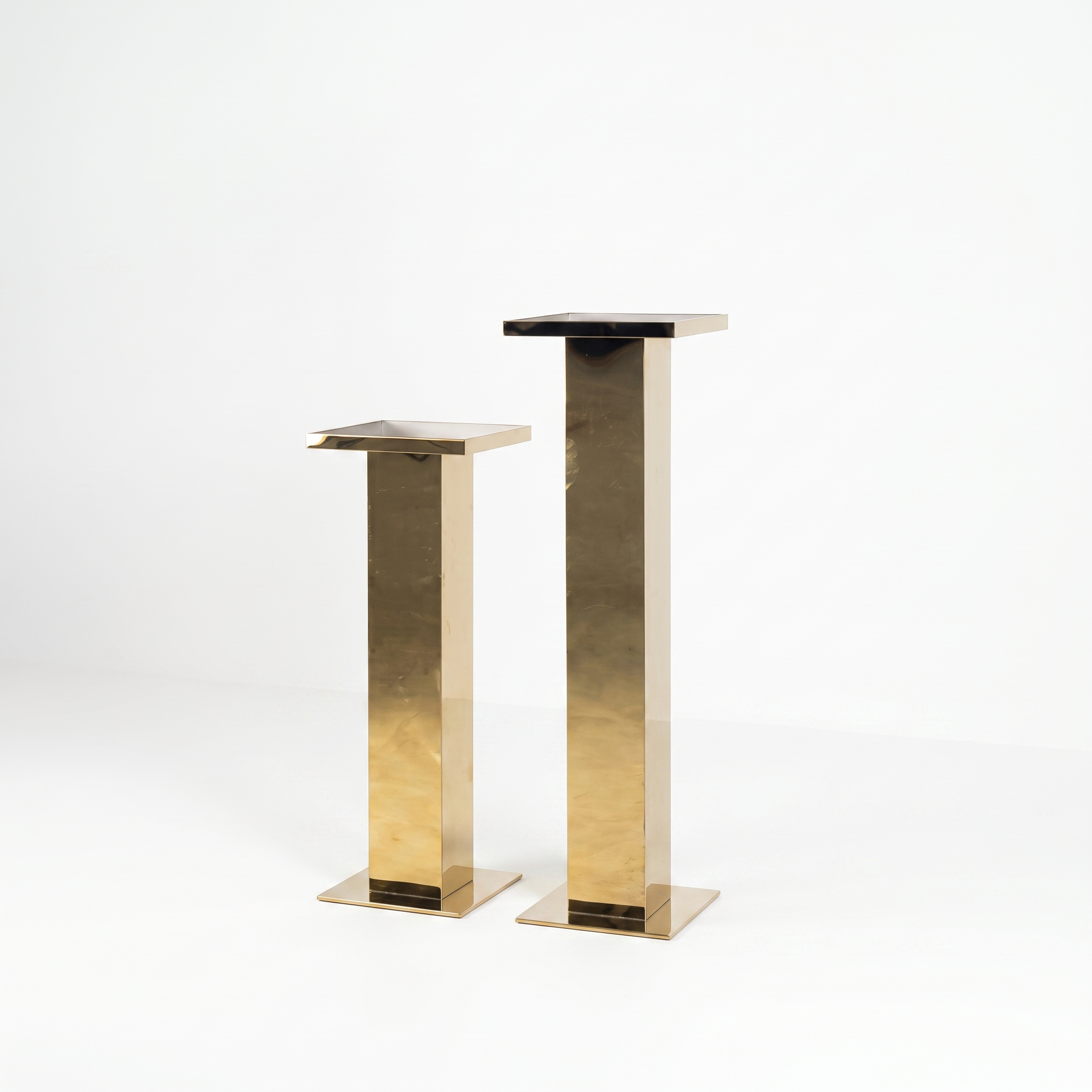 Gold Pedestal Set