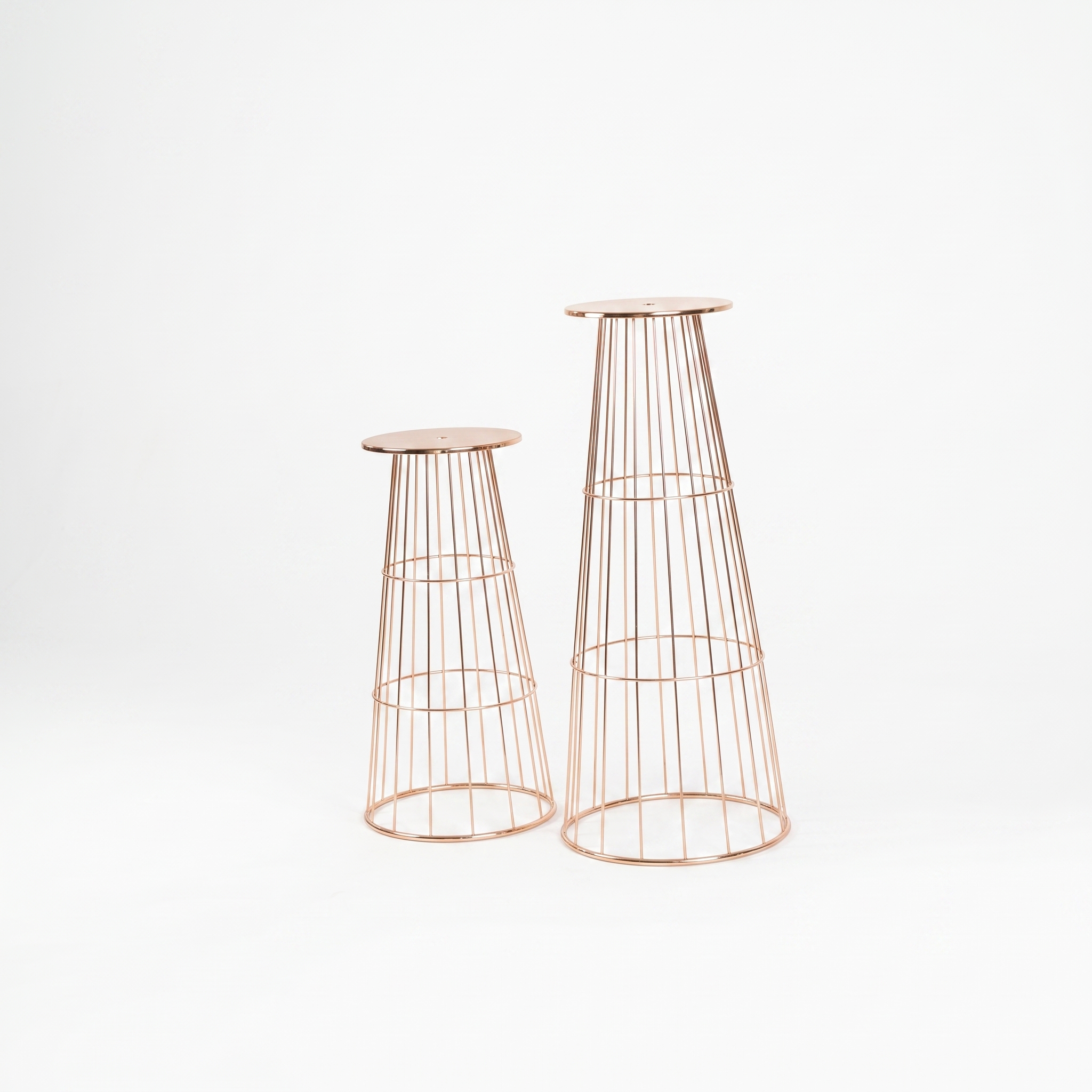 Gold Geometric Display Stand